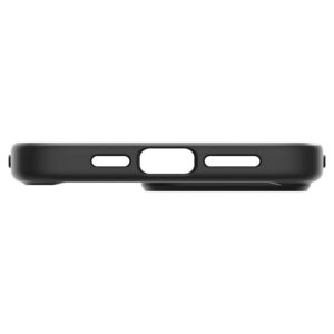 coque iphone 15 pro ultra hybrid spigen noir mat