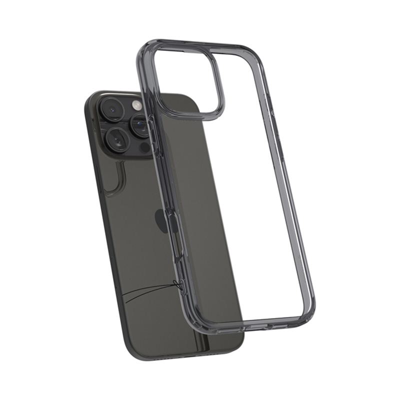 coque iphone 16 pro max ultra hybrid spigen transparent crystal