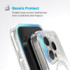coque iphone 16 pro presidio perfect clear speck transparent chrome finish