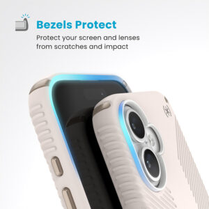 coque iphone 16 presidio2 grip speck blanc crème
