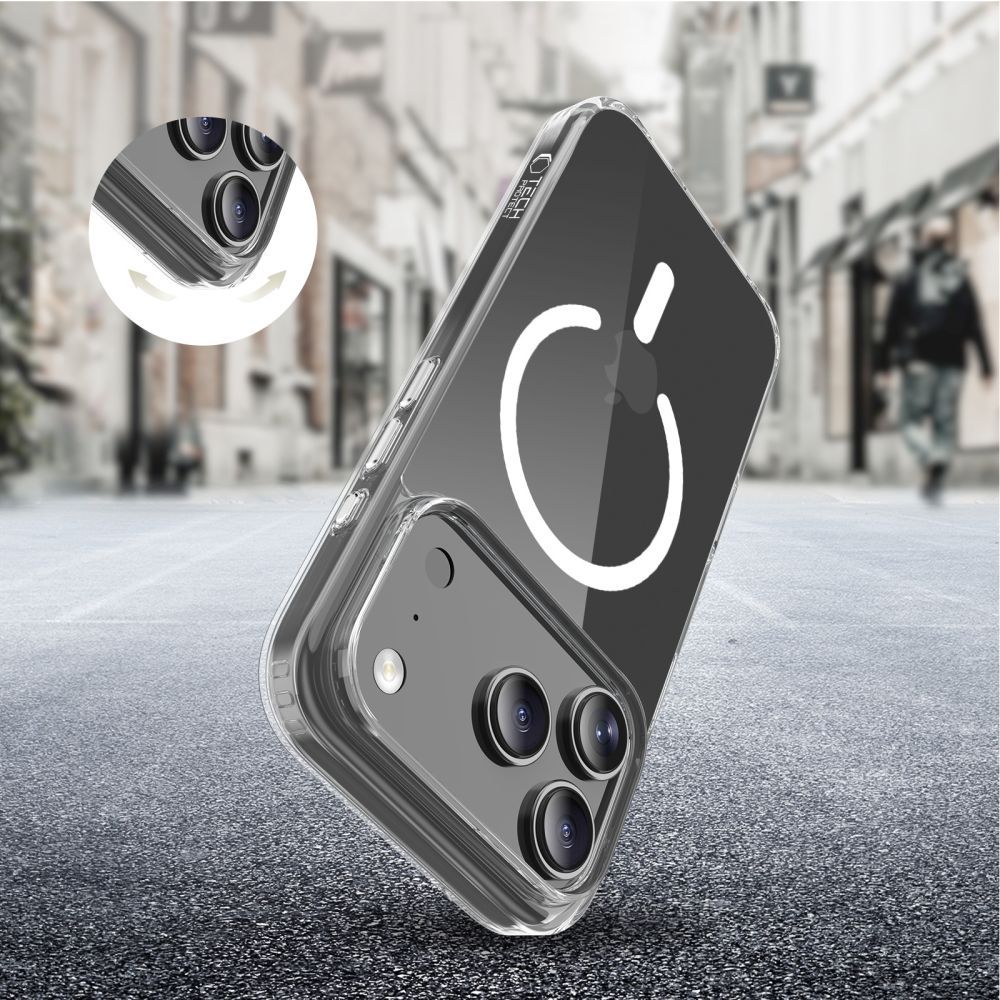 coque iphone 17 pro tech protect flexair hybrid cc