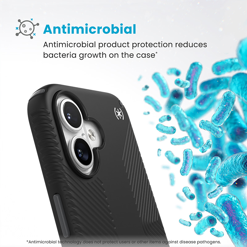 coque iphone 16 presidio2 grip speck noir