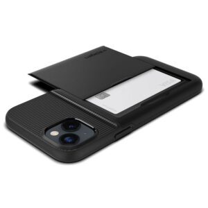 coque iphone 15 plus slim armor cs spigen noir
