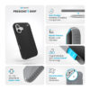 coque iphone 16 presidio2 grip speck noir