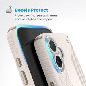 coque iphone 16 plus presidio2 grip speck blanc crème