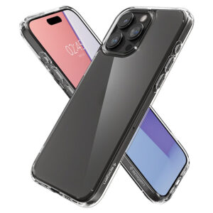 coque iphone 15 pro ultra hybrid spigen fumé