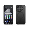 coque xiaomi 15t pro hybrid matte magnetic crong noir