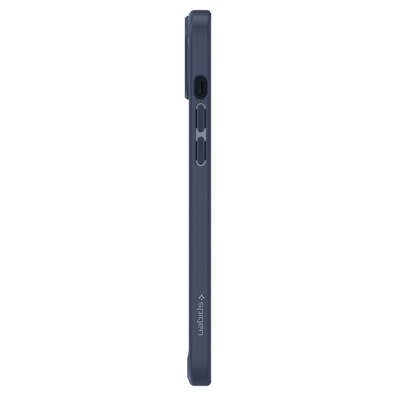 coque iphone 15 plus ultra hybrid spigen bleu marine