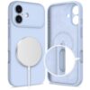 coque iphone 17 tech protect silicone magsafe bleu