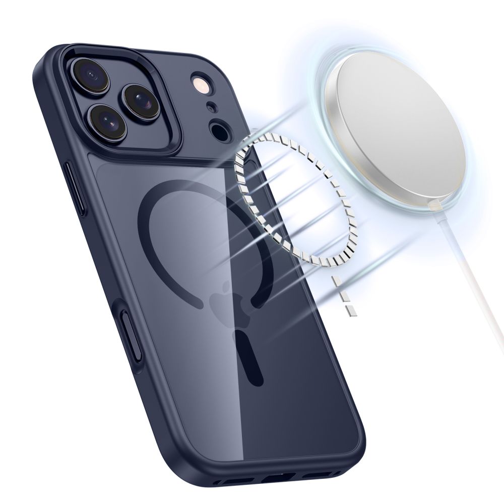 coque iphone 17 pro tech protect magmat bleu