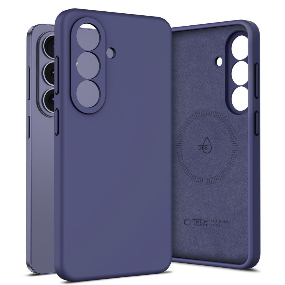 coque samsung galaxy s26 tech protect silicone magsafe violet