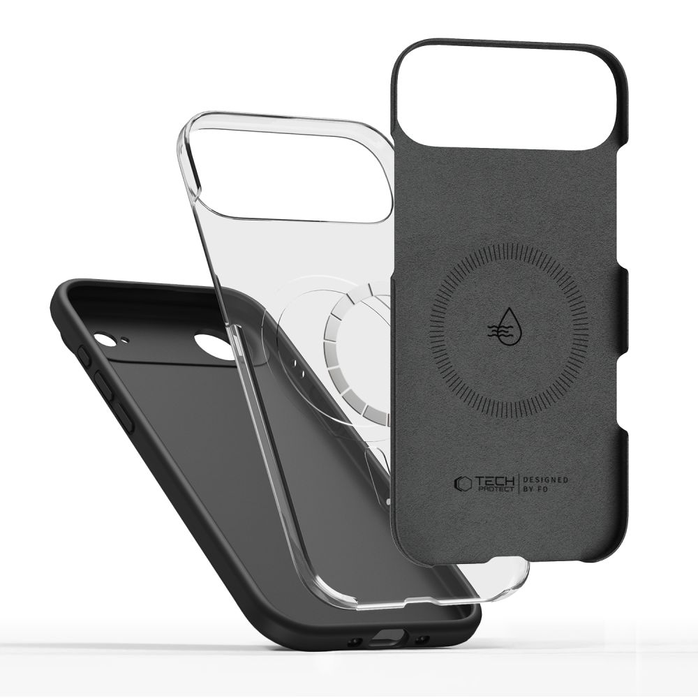 coque iphone 17 air tech protect silicone magsafe noir
