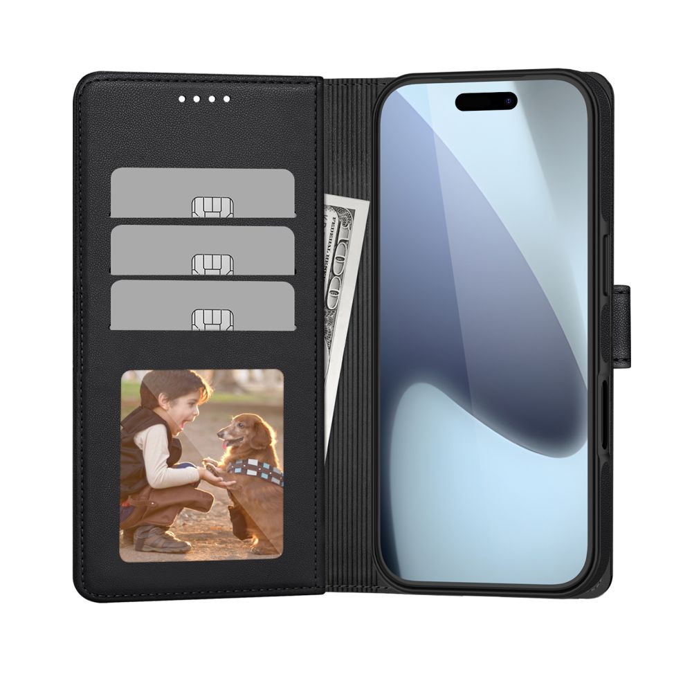 coque iphone 17 pro tech protect wallet magsafe noir