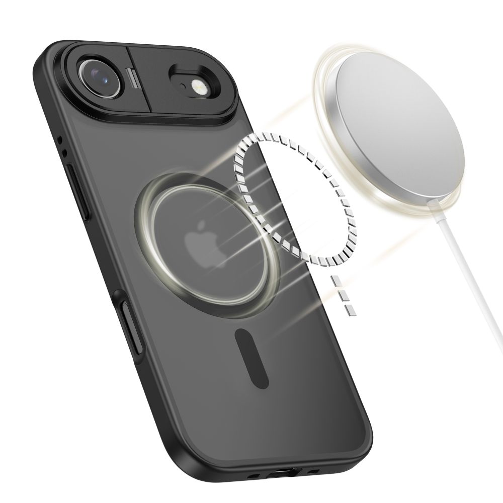 coque iphone 17 air tech protect magstand noir