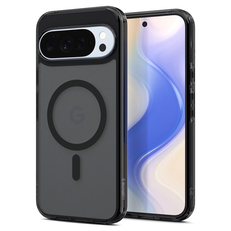 coque google pixel 10 pro xl ultra hybrid mag spigen noir givré