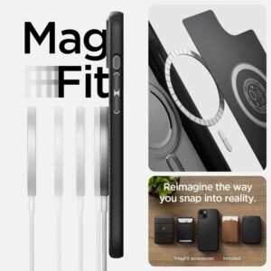 coque iphone 15 plus mag armor spigen noir