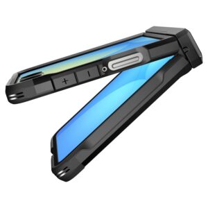 coque samsung galaxy z flip 7 tough armor mag spigen noir