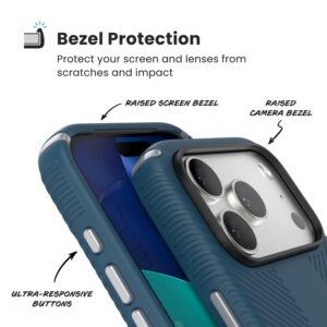 coque iphone 17 pro presidio2 grip speck bleu marine