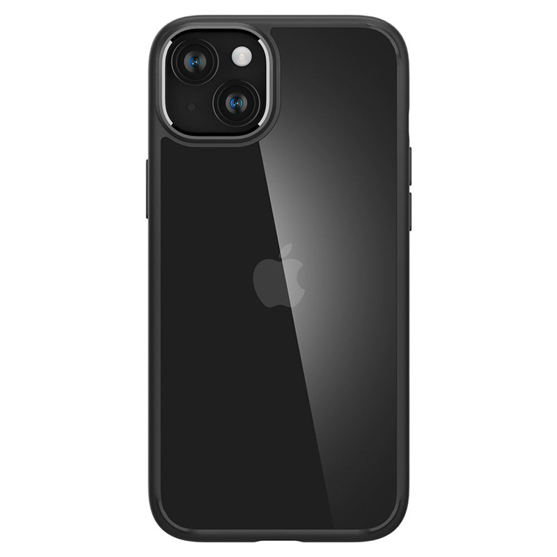 coque iphone 15 plus ultra hybrid spigen noir mat réf 9961