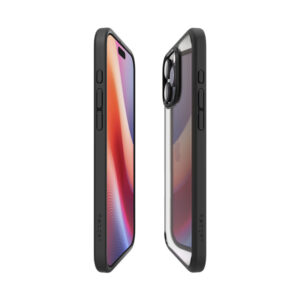 coque iphone 16 pro max ultra hybrid spigen noir mat