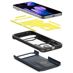 coque google pixel 9 pro xl tough armor spigen anthracite