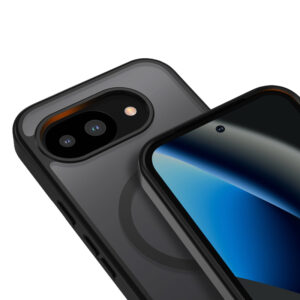 coque google pixel 10a hybrid matte magnetic crong noir