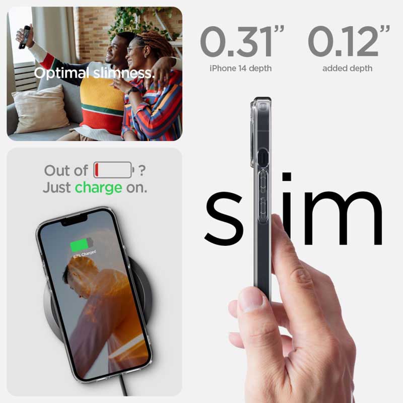 coque iphone 15 plus ultra hybrid spigen fumé