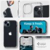 coque iphone 15 plus ultra hybrid spigen fumé