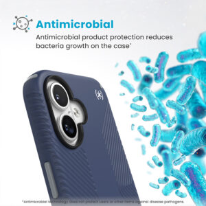 coque iphone 16 presidio2 grip speck bleu côtier