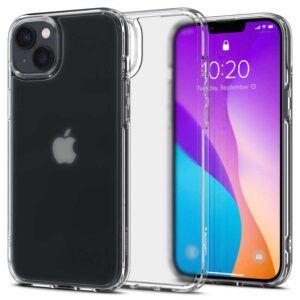 coque iphone 15 plus ultra hybrid spigen fumé