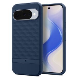coque google pixel 10 spigen bleu marine