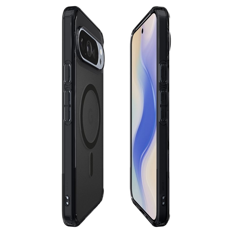 coque google pixel 10 pro xl ultra hybrid mag spigen noir givré