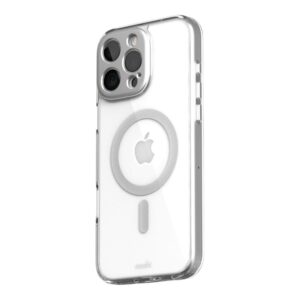 coque iphone 16 pro max iglaze moshi argent