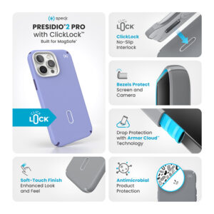 coque iphone 16 pro max presidio2 pro speck violet