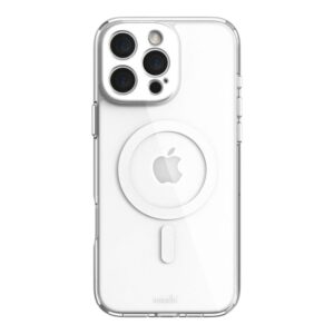 coque iphone 16 pro max iglaze moshi argent