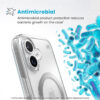 coque iphone 16 presidio perfect clear speck transparent chrome finish