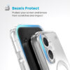 coque iphone 16 presidio perfect clear speck transparent chrome finish