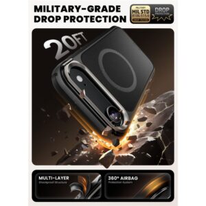 coque iphone 17 air supcase ares flip mag noir