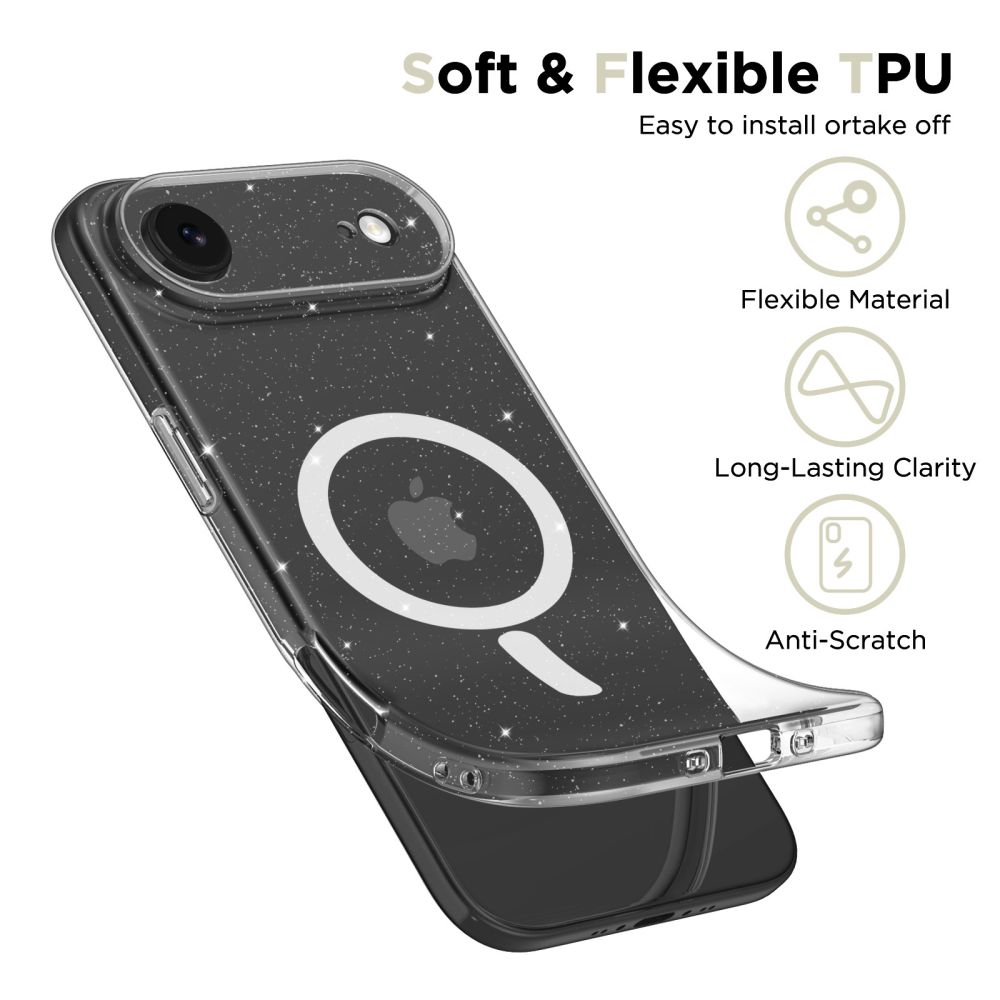 coque iphone 17 air tech protect flexair glitter