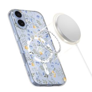 coque iphone 17 tech protect flexair fleurs