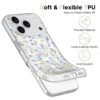 coque iphone 17 pro tech protect flexair fleurs