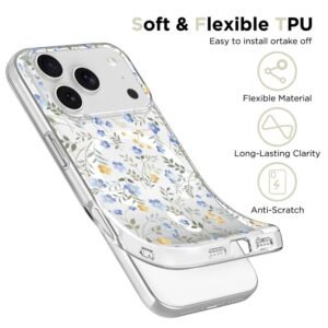 coque iphone 17 pro tech protect flexair fleurs