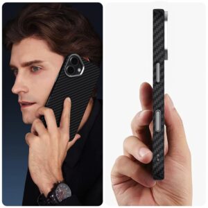 coque iphone 17 tech protect ion carbon argent