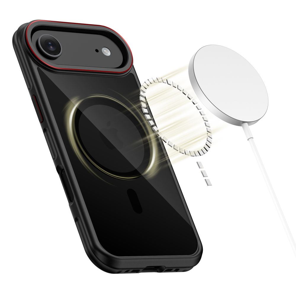 coque iphone 17 air tech protect maghybride rouge