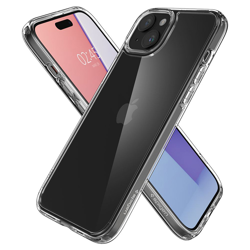 coque iphone 15 ultra hybrid spigen transparent