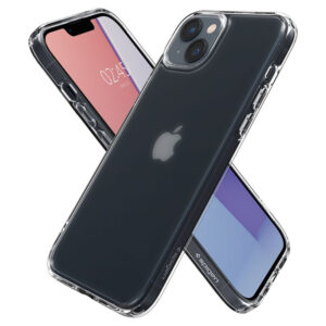 coque iphone 15 plus ultra hybrid spigen fumé