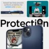 coque iphone 14 plus mag armor spigen bleu marine
