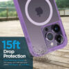coque iphone 14 pro case mate violet