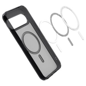 coque google pixel 10 pro xl ultra hybrid mag spigen noir givré