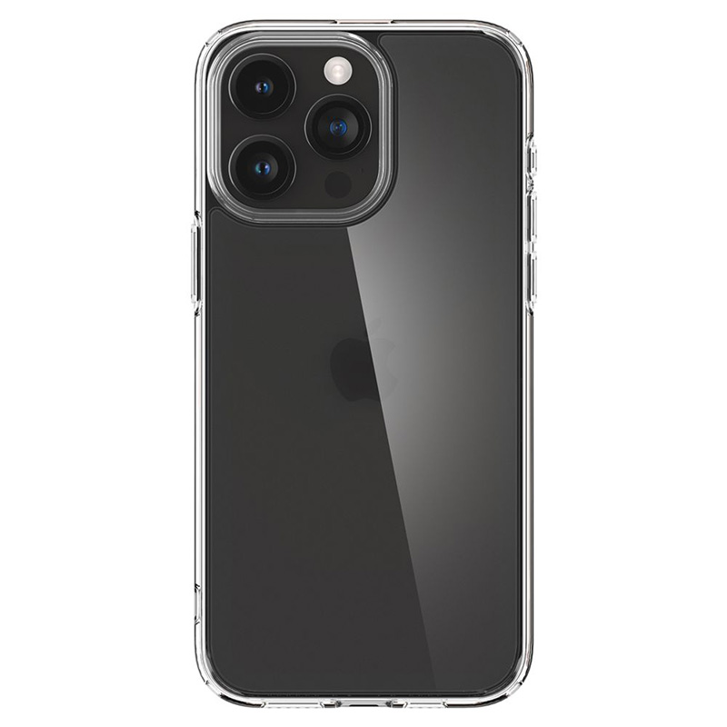 coque iphone 15 pro ultra hybrid spigen fumé
